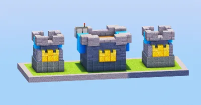 Clash Royale Blue Castle Pack — Minecraft Build by LeonisBuilds