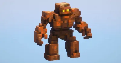 Stone Golem‎ — Minecraft Build by LeonisBuilds