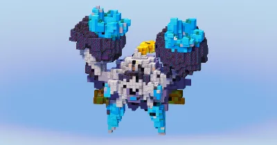 Mega Crabominable from Pokemon — Minecraft Build by LeonisBuilds