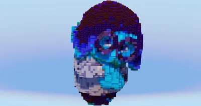 Sadness from Disney Inside Out — Minecraft Build by LeonisBuilds