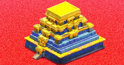 Golden Mayan Temple — Minecraft Build by ImpossibleBuilds