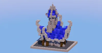 Water Medieval Fantasy House 4 — Minecraft Build by LeonisBuilds