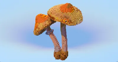 Parasol Mushroom — Minecraft Build by LeonisBuilds