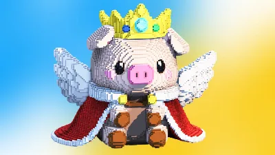 Technoblade Statue – Minecraft Build — Minecraft Build by antocerati