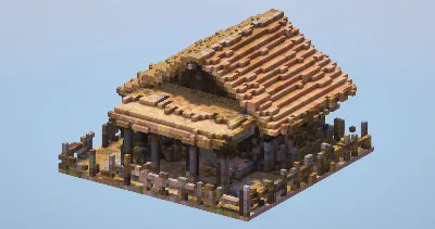 Hut — Minecraft Build by LeonisBuilds