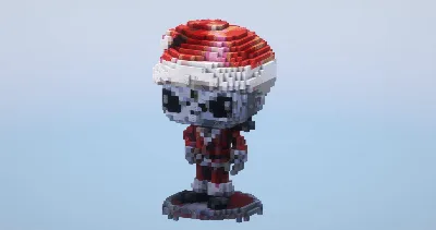 Christmas Jack Skeletron Small — Minecraft Build by LeonisBuilds