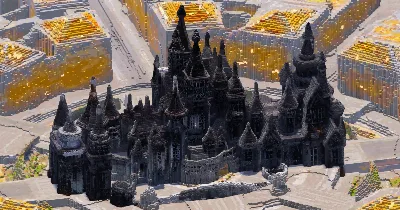 Big Gothic Castle — Minecraft Build by GothicCathedrals