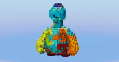 Doey the Doughman from Poppy Playtime — Minecraft Build by LeonisBuilds