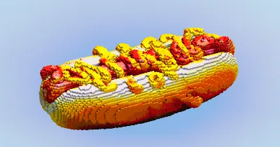 Hot Dog with Mustard — Minecraft Build by LeonisBuilds