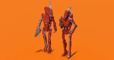 Geonosis Battle Droids — Minecraft Build by StarWarsCreations