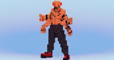 Ryomen Sukuna from Jujutsu Kaizen — Minecraft Build by LeonisBuilds