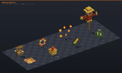 Autumn Harvest Asset [Java + Bedrock + Blockbench] — Minecraft Resource Pack by ScorpionTeam