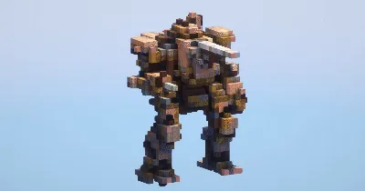 Mecha small‎ — Minecraft Build by LeonisBuilds