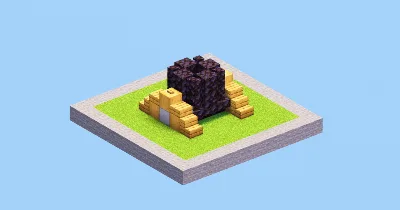 Clash of Clans Mortar Level 3 — Minecraft Build by LeonisBuilds
