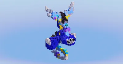 Miraidon from Pokemon — Minecraft Build by LeonisBuilds