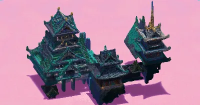 White Japanese Temple — Minecraft Build by EasternRealms