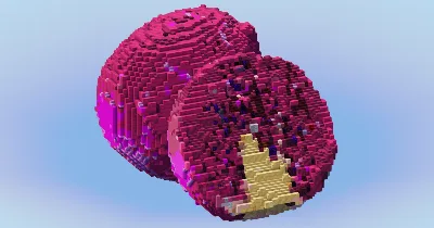 Purple Cabbage Vegetable — Minecraft Build by LeonisBuilds
