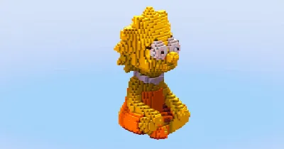 Lisa Simpson — Minecraft Build by LeonisBuilds