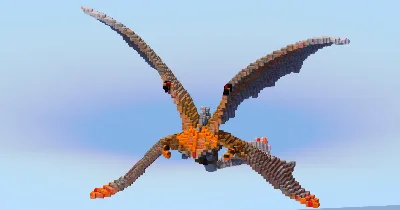 Cloudjumper - Stormcutter Dragon — Minecraft Build by LeonisBuilds