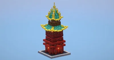 Japanese Tower — Minecraft Build by LeonisBuilds