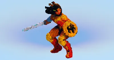 Wonder Woman — Minecraft Build by LeonisBuilds