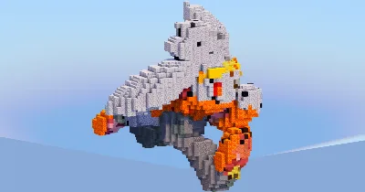 Raboot from Pokemon — Minecraft Build by LeonisBuilds