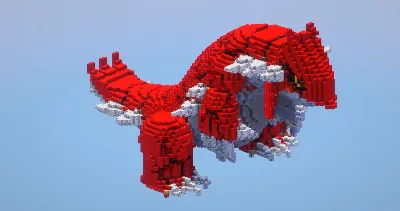 Groudon — Minecraft Build by LeonisBuilds