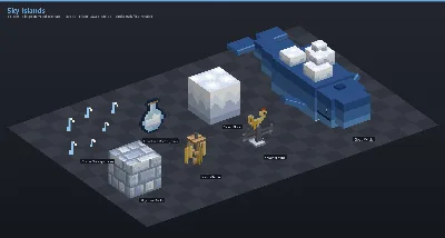 Sky Islands Asset Download [Java + Bedrock + Blockbench] — Minecraft Resource Pack by ScorpionTeam