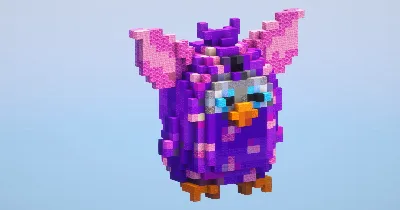Furby Small‎ — Minecraft Build by LeonisBuilds