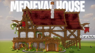 Medieval House — Minecraft Build by claraneto