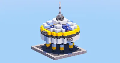 Circular Subnautica Room — Minecraft Build by LeonisBuilds