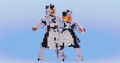 Team Plasma Grunts from Pokemon — Minecraft Build by LeonisBuilds