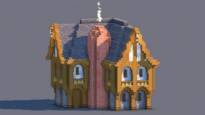Medieval House – Fully Decorated Interior | Download — Minecraft Build by RaekonBuilds