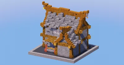 Stone Medieval House 8 — Minecraft Build by LeonisBuilds