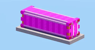 Magenta Container — Minecraft Build by LeonisBuilds