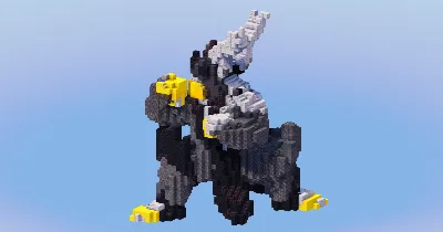 Urshifu Single Strike from Pokemon — Minecraft Build by LeonisBuilds