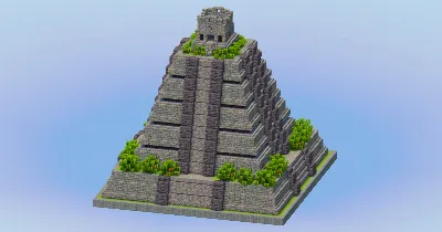 Tuff Bricks Mayan Pyramid — Minecraft Build by LeonisBuilds