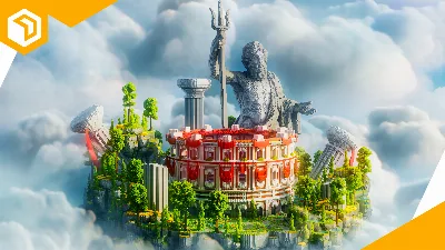 Olympian Coliseum — Minecraft Build by BlockyVerse