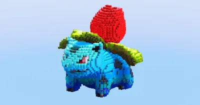 Ivysaur — Minecraft Build by LeonisBuilds