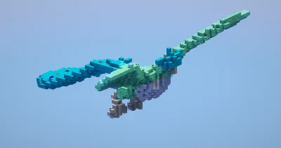Articuno from Pokemon — Minecraft Build by LeonisBuilds