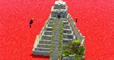 Mayan Floral Temple — Minecraft Build by ImpossibleBuilds