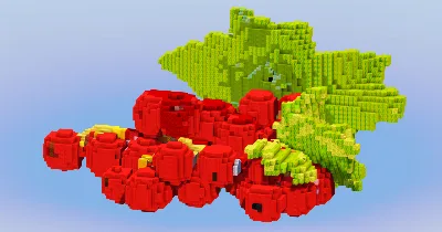 Red Currant Fruit — Minecraft Build by LeonisBuilds