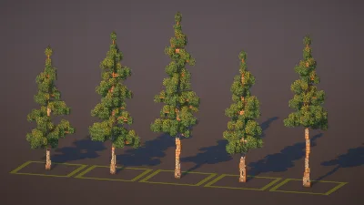 Custom Trees Normal — Minecraft Build by MellowHat