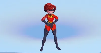Elastigirl — Minecraft Build by LeonisBuilds
