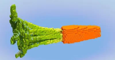 Carrot Vegetable — Minecraft Build by LeonisBuilds