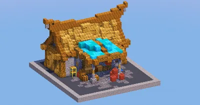 Oak Medieval Butcher House — Minecraft Build by LeonisBuilds