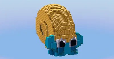 Omanyte from Pokemon — Minecraft Build by LeonisBuilds