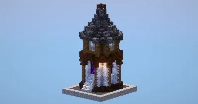 Tower Nether Portal — Minecraft Build by LeonisBuilds