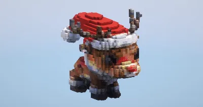 Little Christmas Reindeer — Minecraft Build by LeonisBuilds