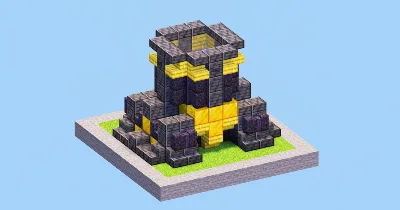 Clash of Clans Mortar Level 17 — Minecraft Build by LeonisBuilds